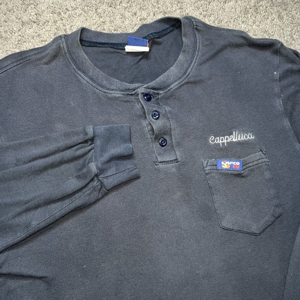 Lapco Men FR Long Sleeve Henley T-Shirt -FRT-HJE-KHA Flame Fire Resistant-M-2171